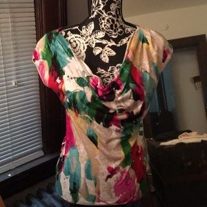 Size medium multi colored top
